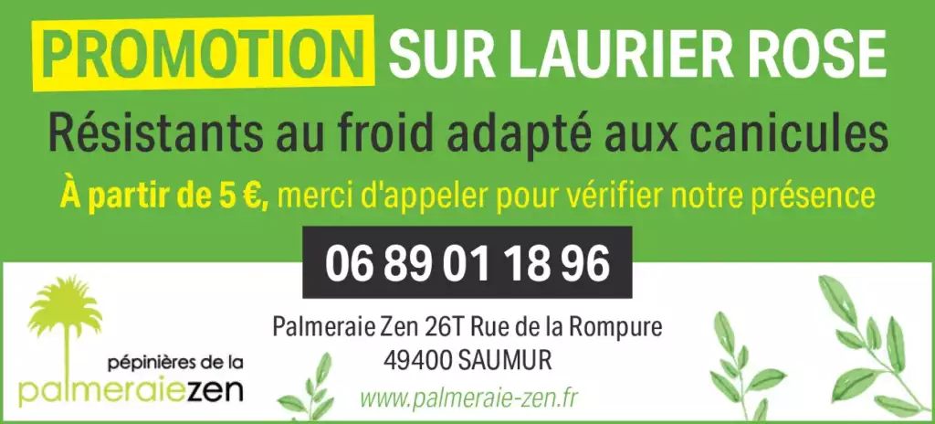 Promotion Lauriers roses
